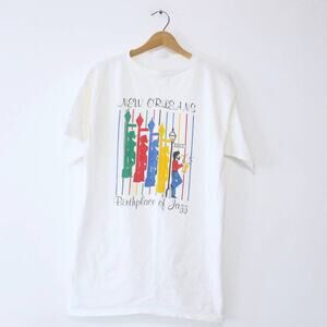 Vintage New Orleans Birthplace of Jazz T Shirt XL